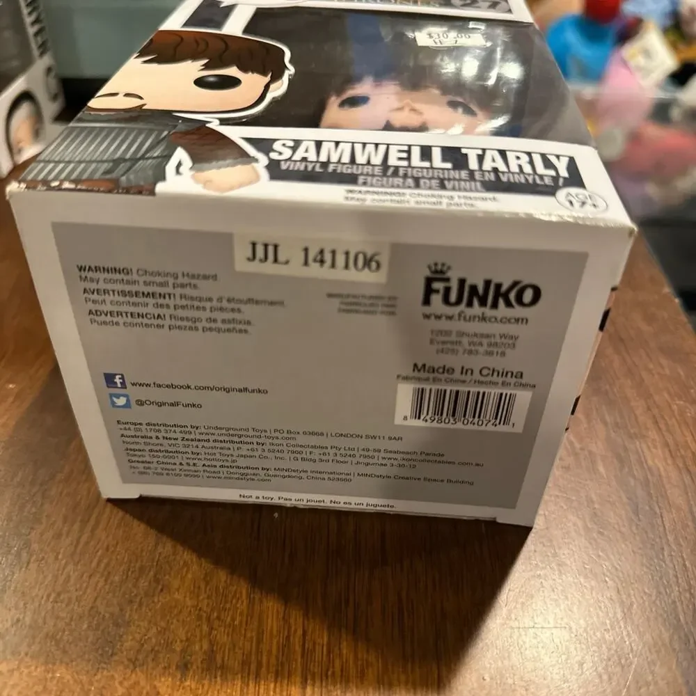 Samwell Tarly Funko Pop 27 (Listing #1) - Picture 6 of 6